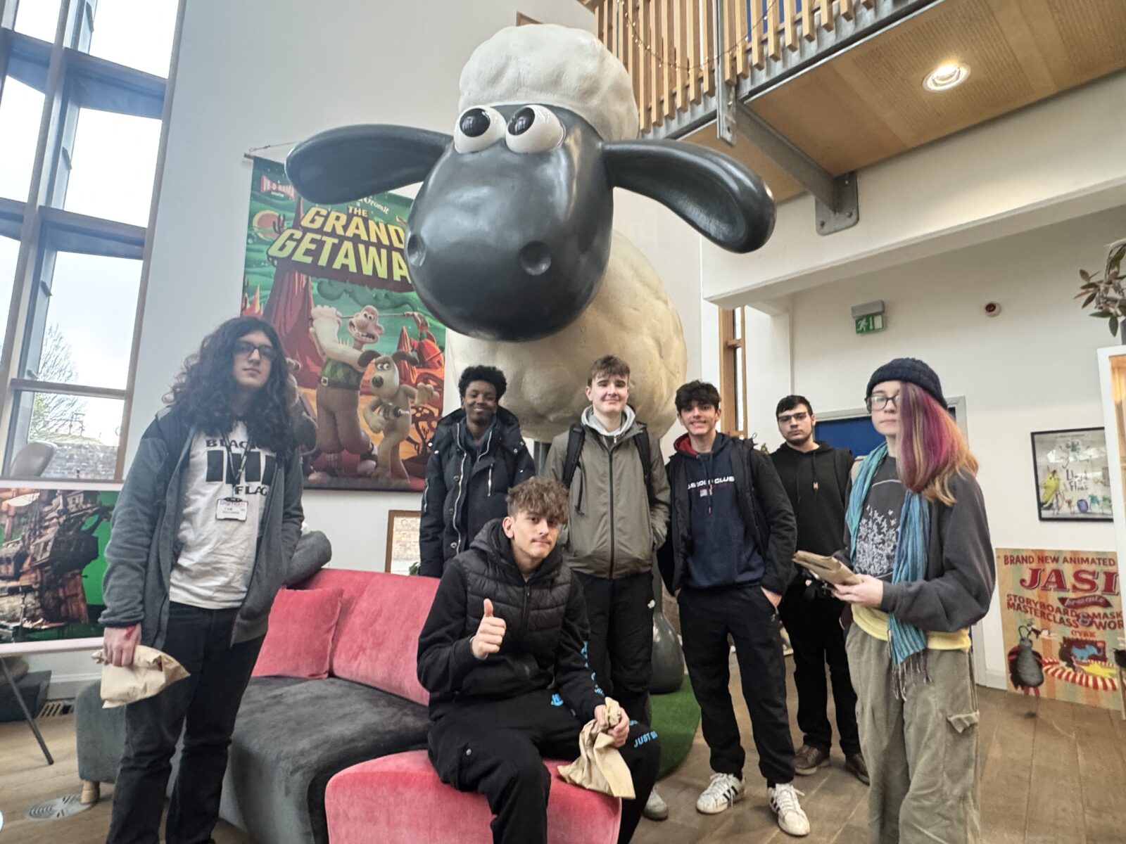 Digitech Studio School students visit Aardman Animat...